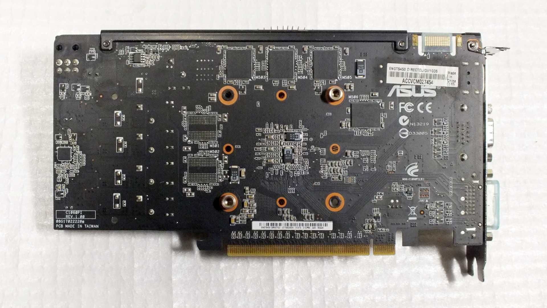 Видеокарта ASUS Nvidia GeForce GTS 450  1Gb DDR5  128 bIt