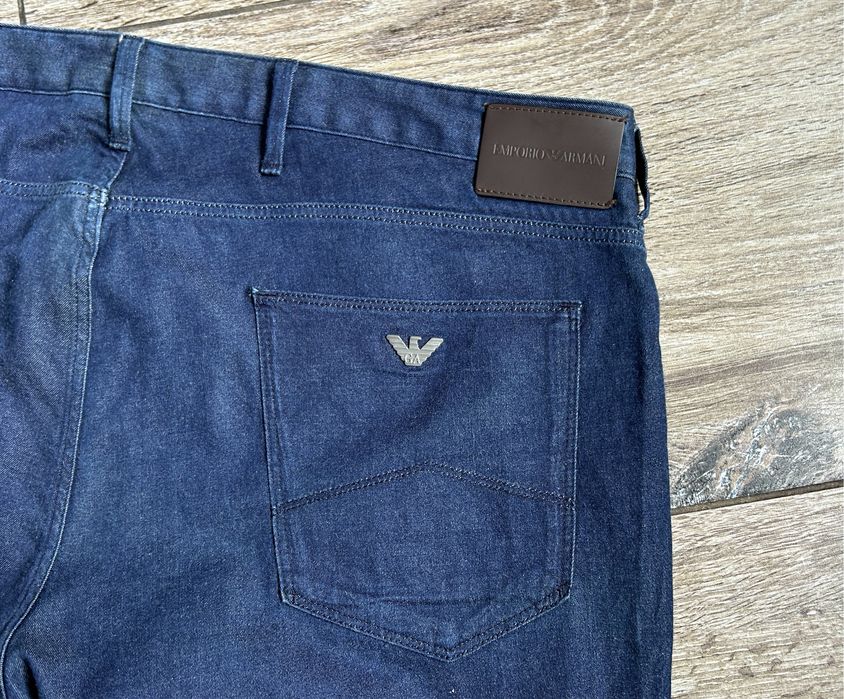 Męskie spodnie Jeansowe Stretch EMPORIO ARMANI Elastyczne r. W 40 L 32