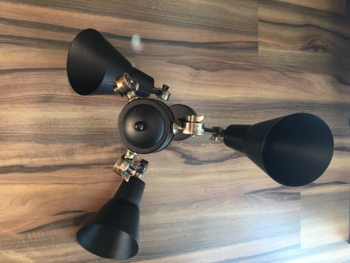 Люстра Loft PLC 613 E27 3x40 Black + AB