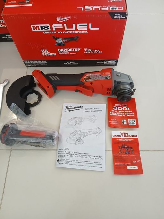Zestaw Milwaukee M18 Wkrętarka +zakrętarka  2× 5.0ah. Nowe Orginał