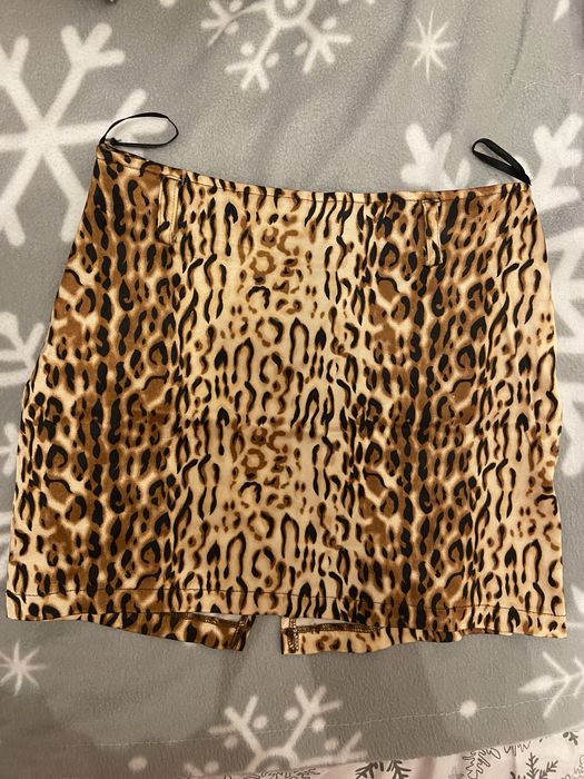 Spódniczka mini w panterkę glamour, S/36, Fashionline Couture