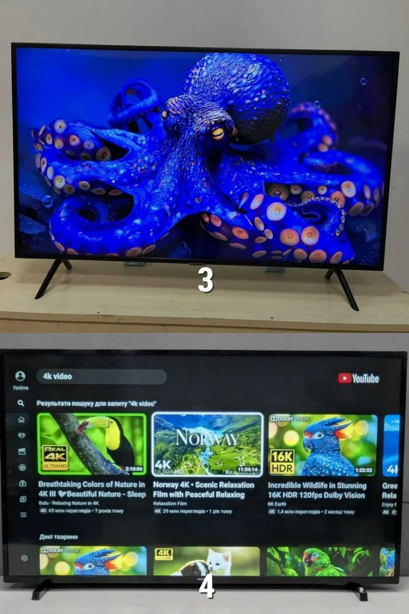 Телевізор PHILIPS 50" дюймів UHD FHD 4K SmartTV Wi-Fi 3D Бу ГАРАНТІЯ