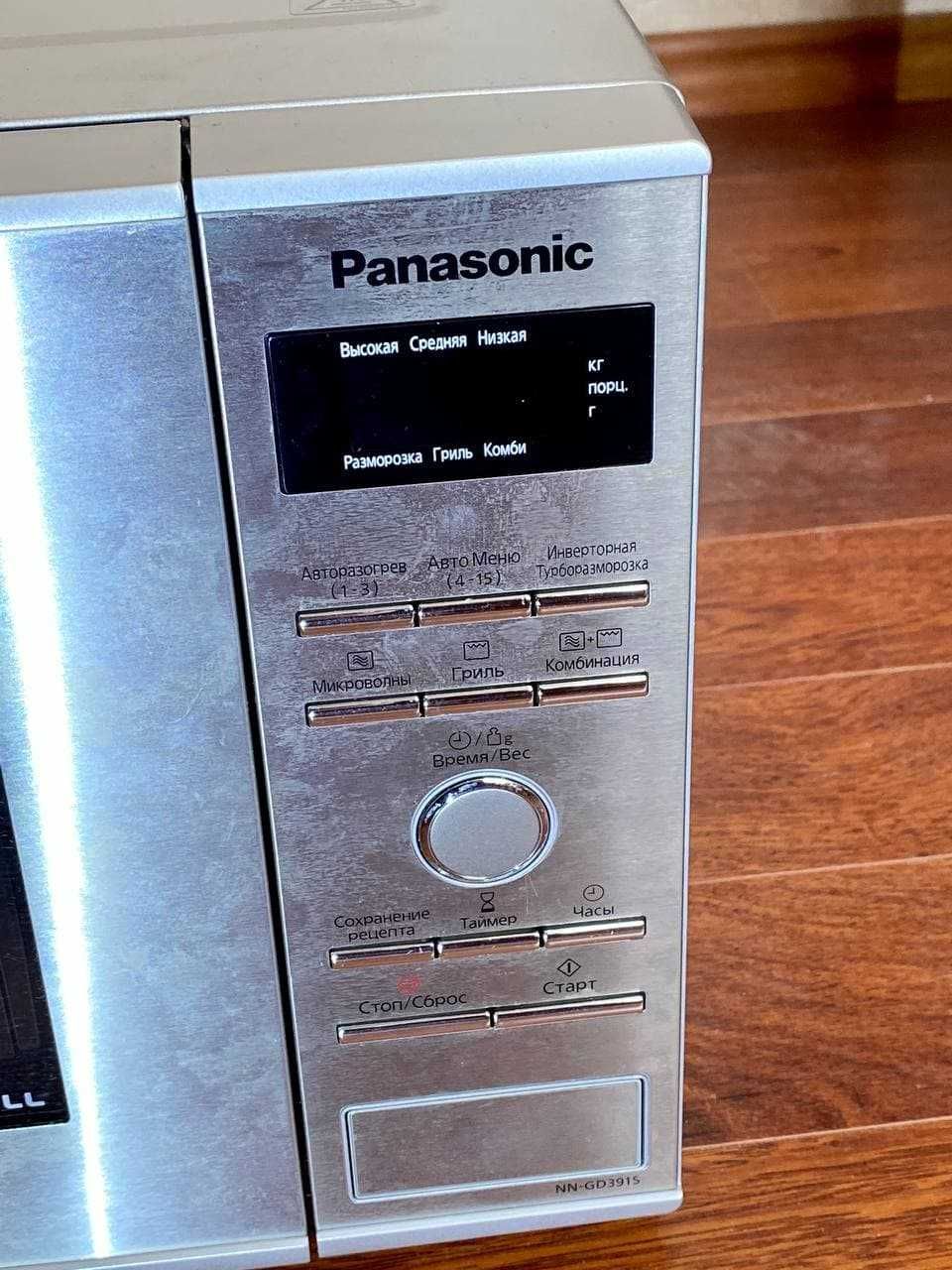 Микроволновая печь с Panasonic NN-GD391S с грилем, инверторная.