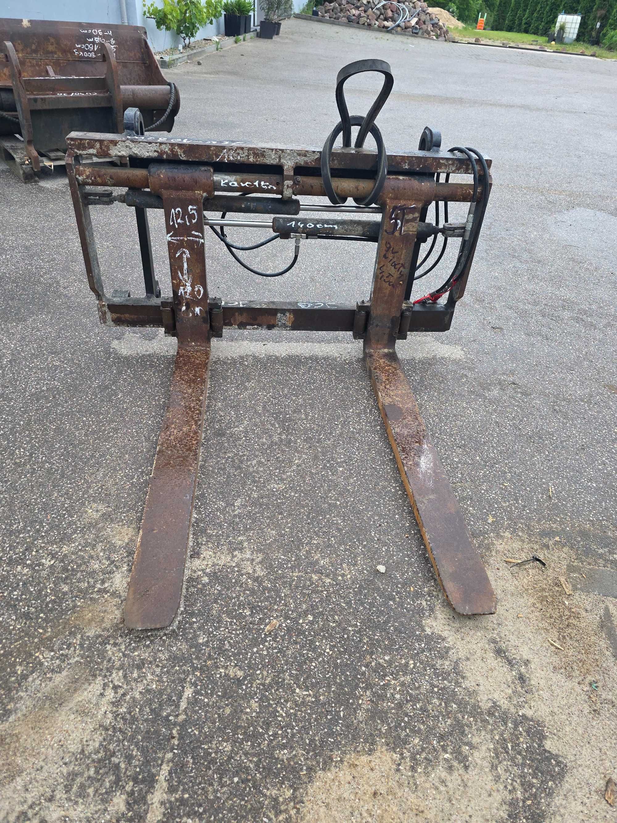Widly hydrauliczne przesuwne do jcb ladowarki