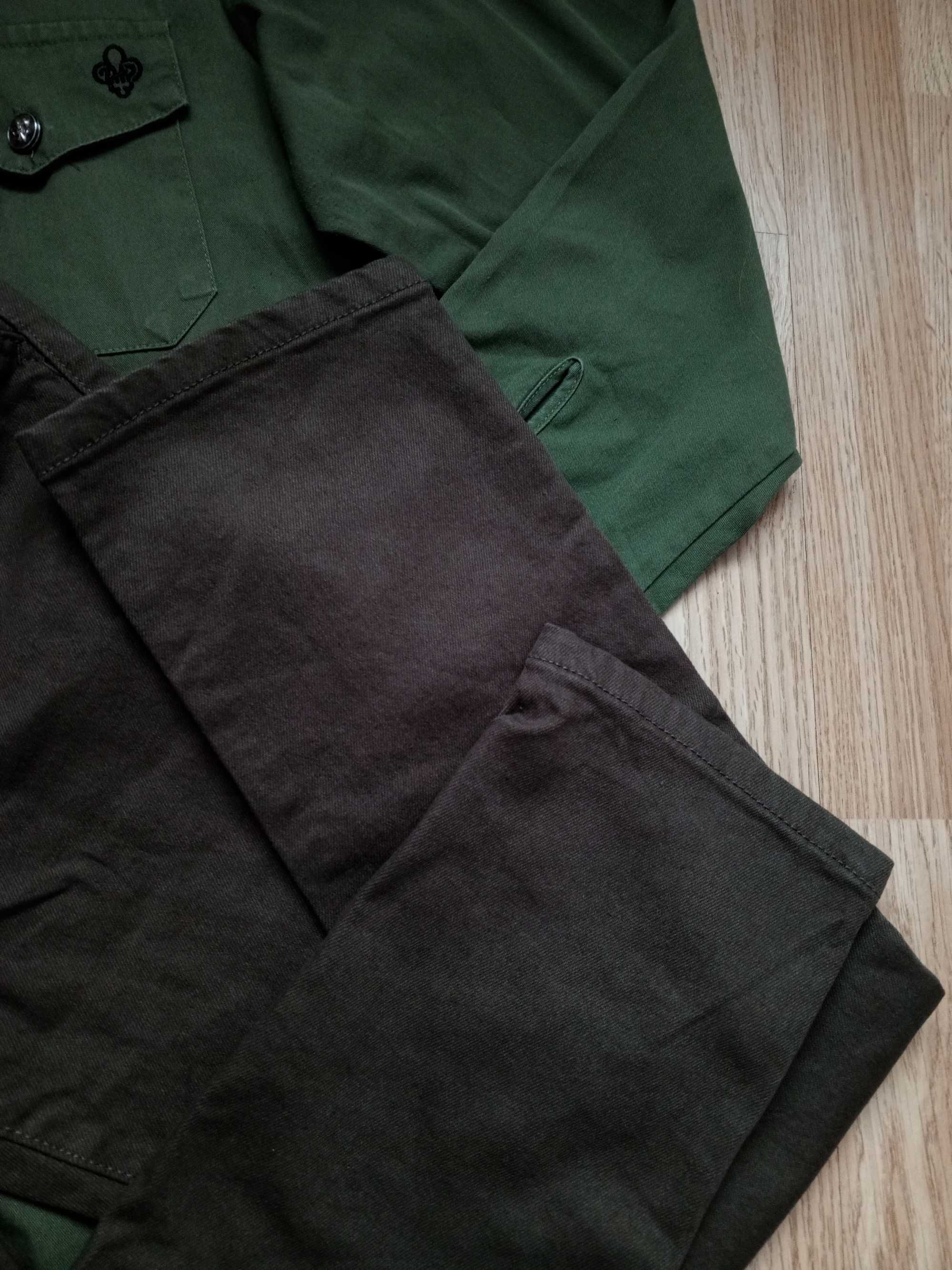 ZHP NOWE 158cm Khaki Spodnie