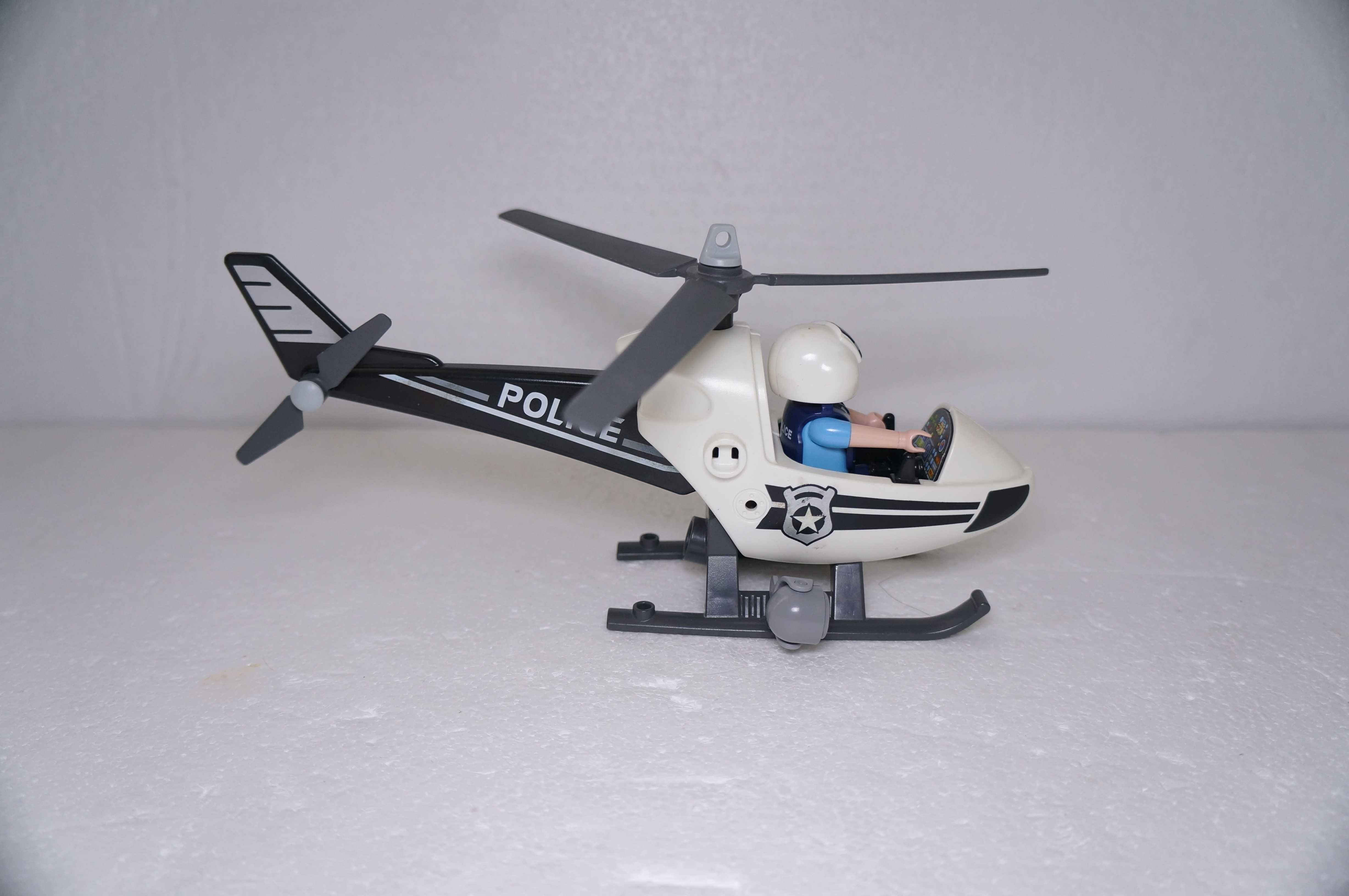 Playmobil 1023 Mały Helikopter Policyjny Policja Policjant Ludzik