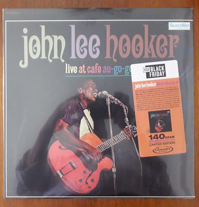 John Lee Hooker disco de vinil "Live at cafe Au-Go-Go"