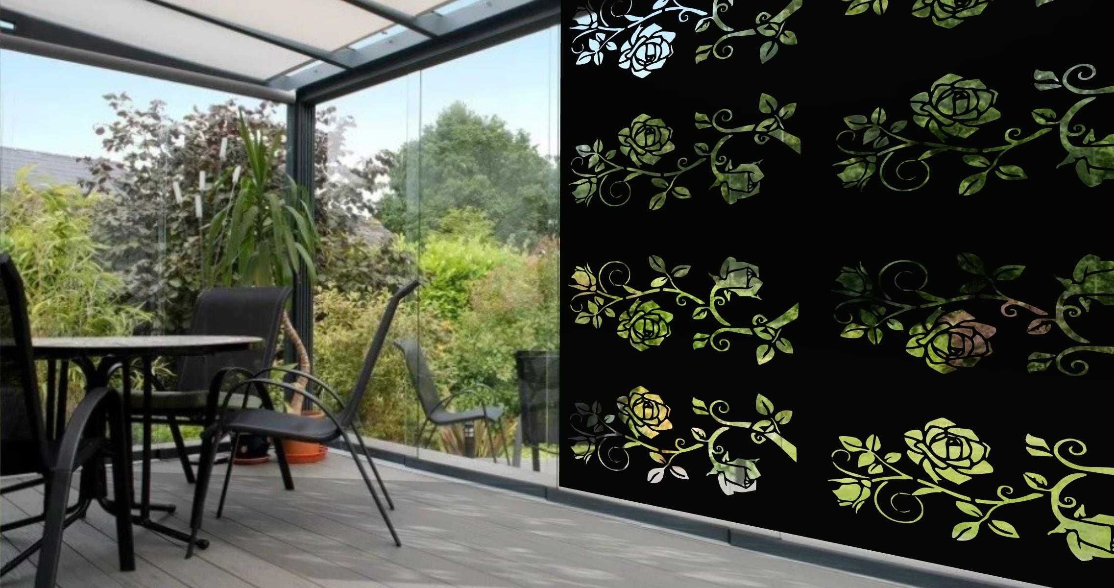 Metamorfoza balkonu ogrodu parawan ogrodowy wizualizacja CNC 3D
