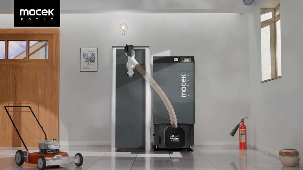 Kocioł na pellet, Drewno Moceko BIOPAL 16kW, piec dotacje OD RĘKI ZUM