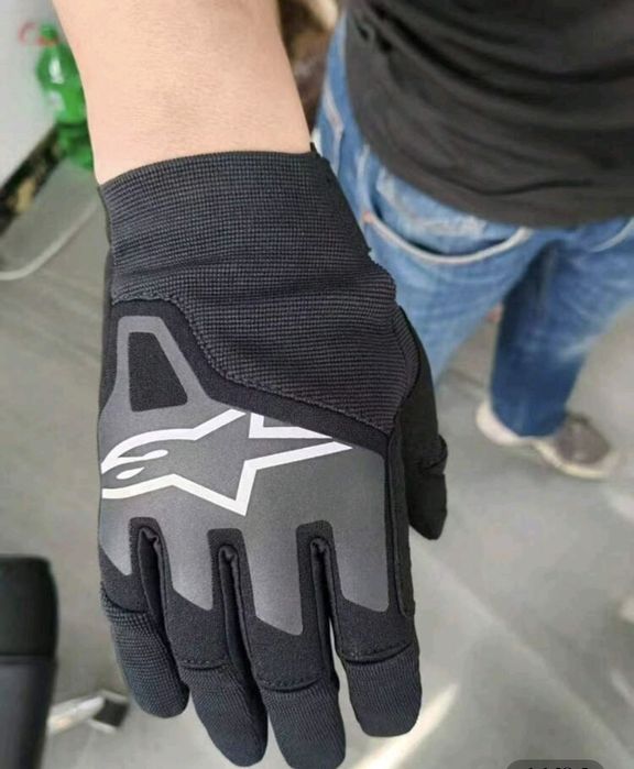 Luvas e óculos motocross