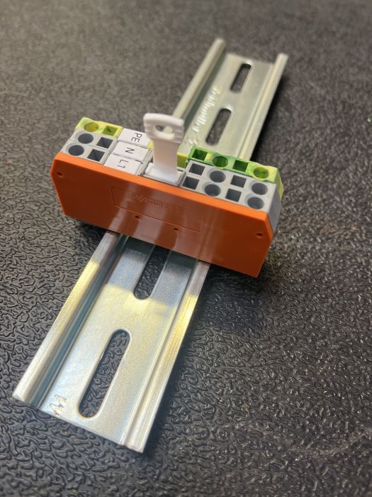 Zestaw 10 sztuk Złączka przelotowa wago 2,5 mm2