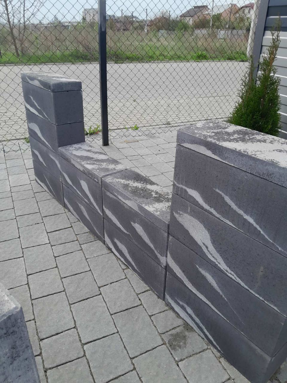 Блоки на паркан Львів, декоративні блоки для огорожі