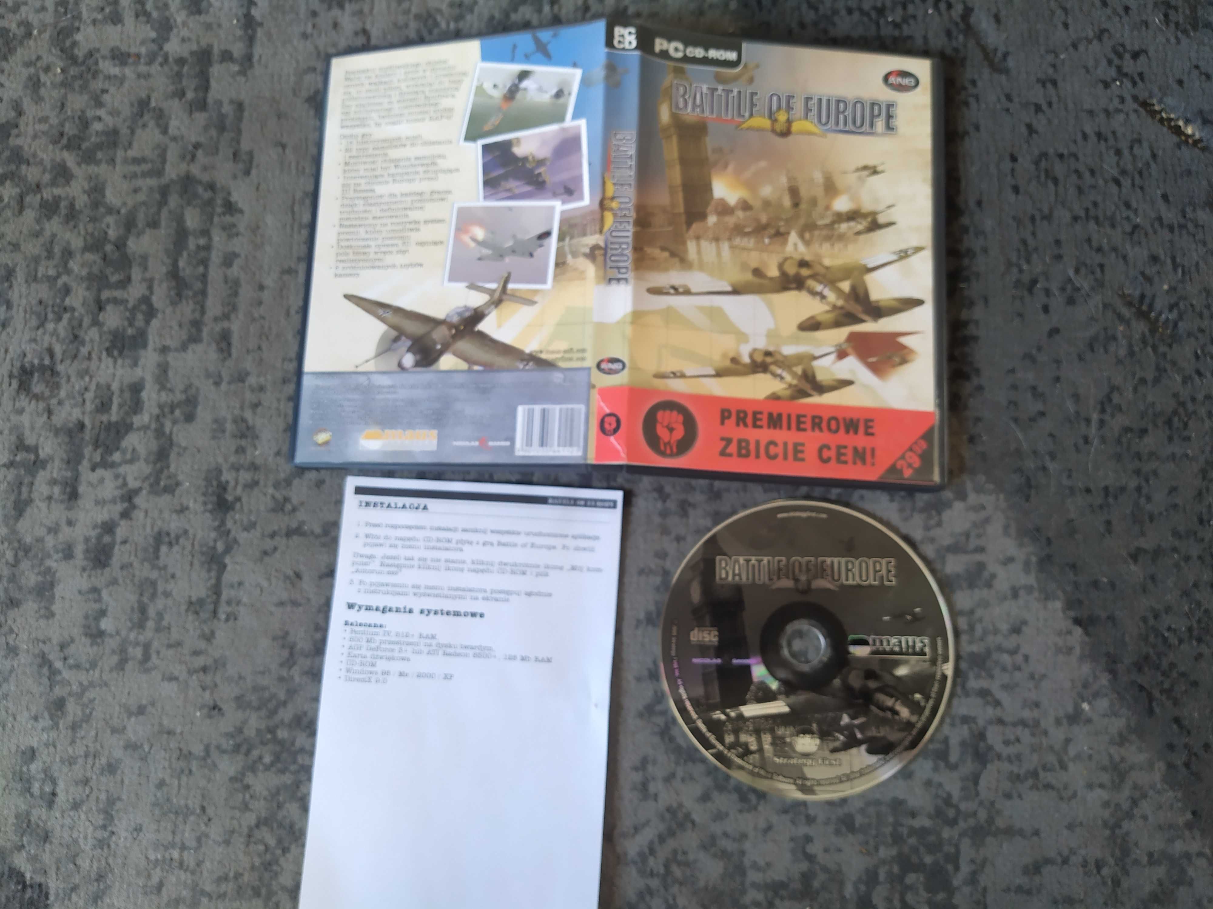 Battle of Europe PC CD