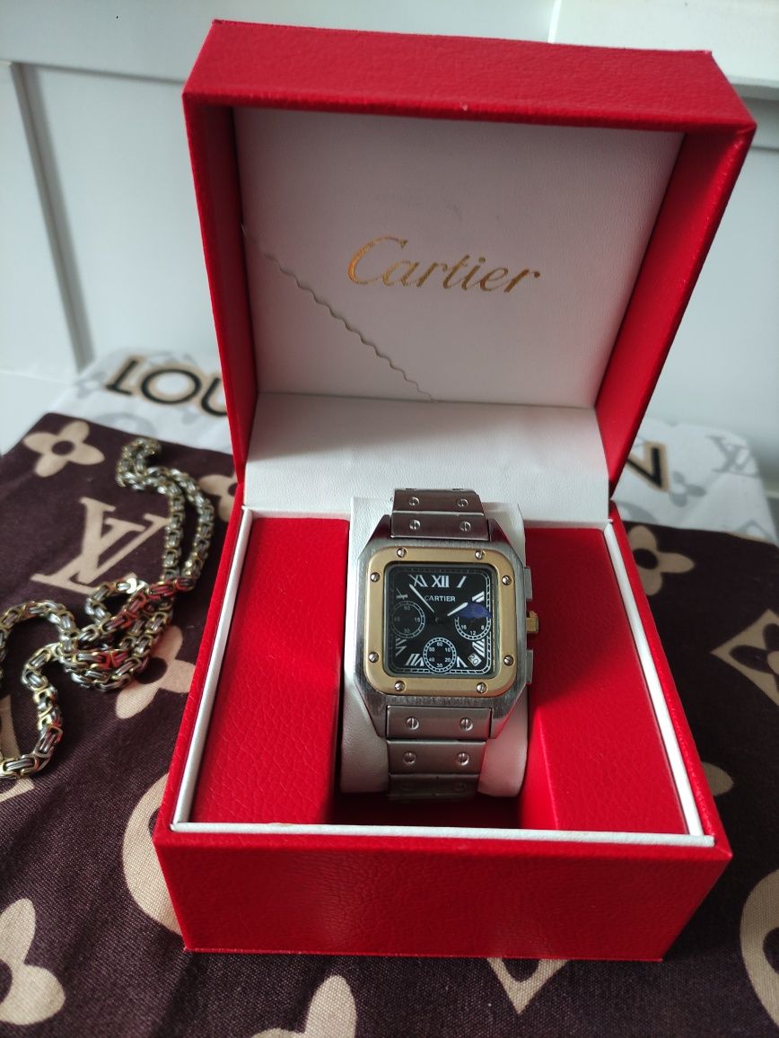 Cartier Santos zegarek męski