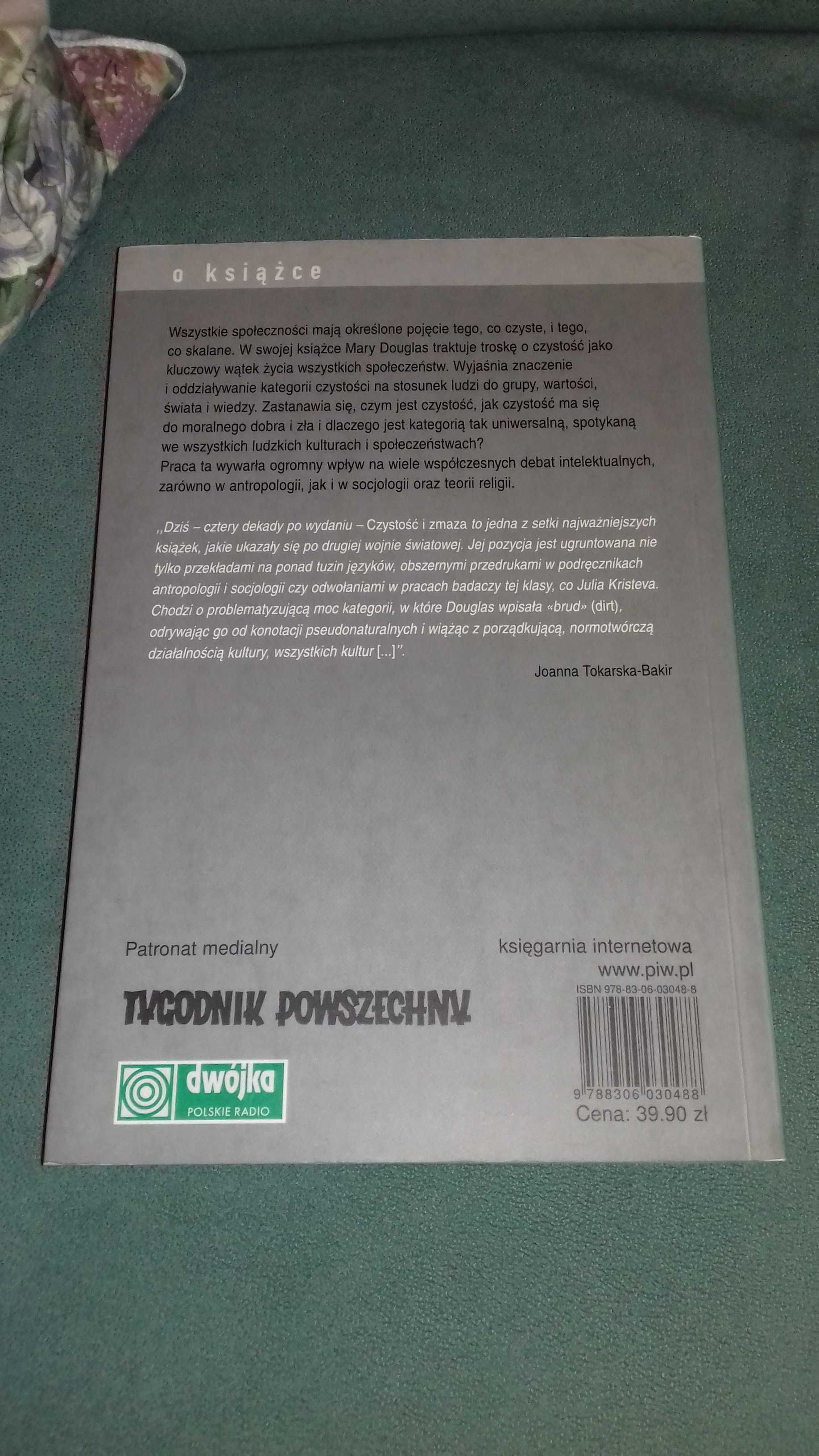 Czystość i zmaza Mary Douglas