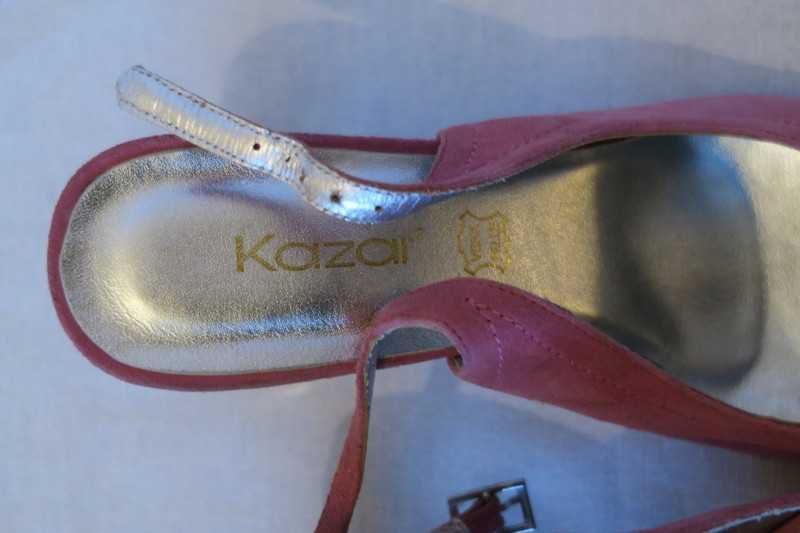 Nowe Buty Czółenka Kazar Róż Rozmiar 40