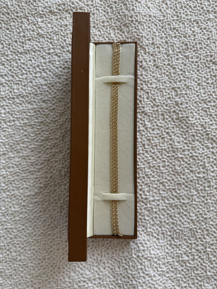 Złoty łańcuszek wzór Garibaldi – próba 585, waga 17,5 g, długość 57 cm