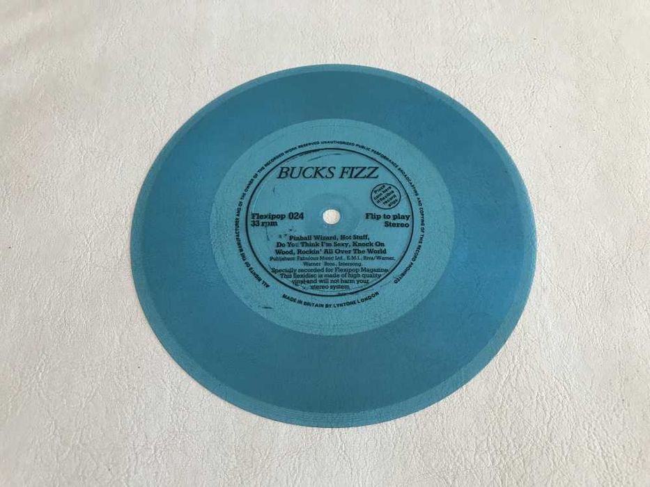 Disco flexi Bucks Fizz anos 80