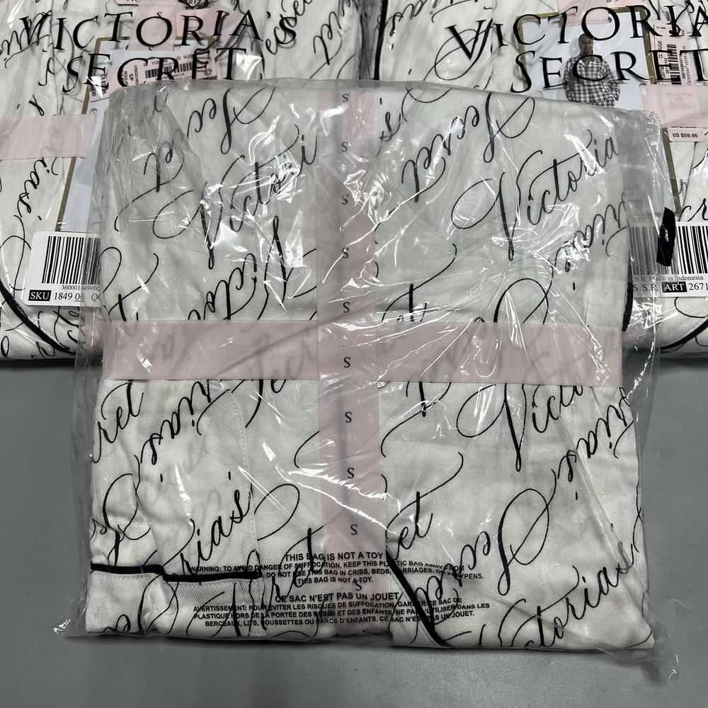 Victoria Secret Flanell оригинал новая пижама для сна фланель логотипы
