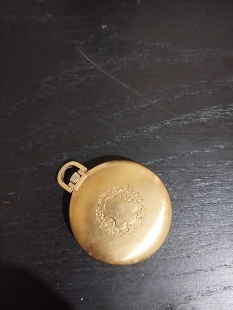 Relógio de bolso Eletta banhado a ouro
