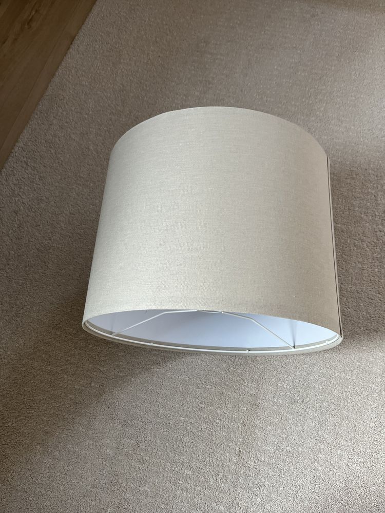 Klosz do lampy abażur ikea Ringsta 42cm beżowy