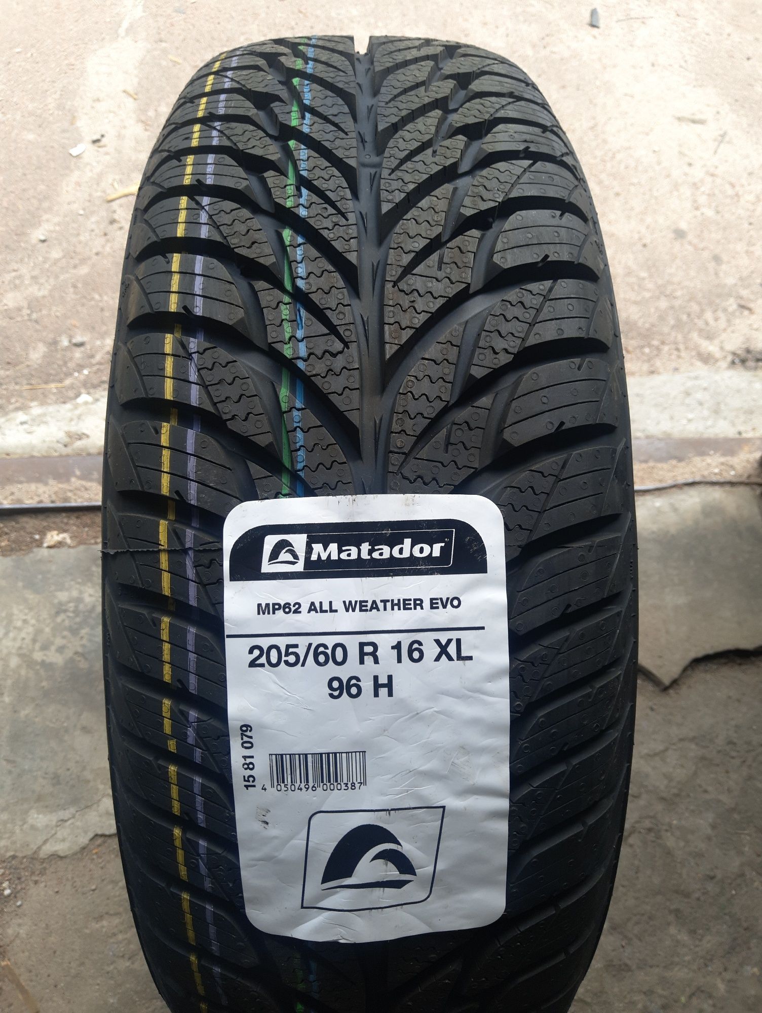 Шини Всесезонні
205/60 R16 96H XL Matador MP62 All Weather Evo