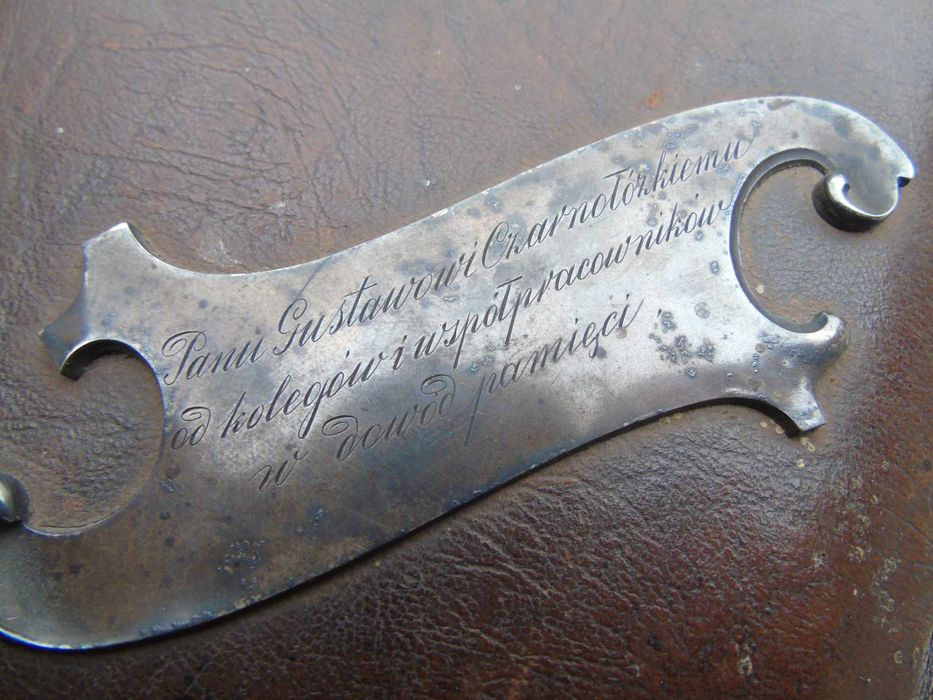 Album  zdjęcia  srebro  Wołyń ród Czarnołózkich 1905 rok