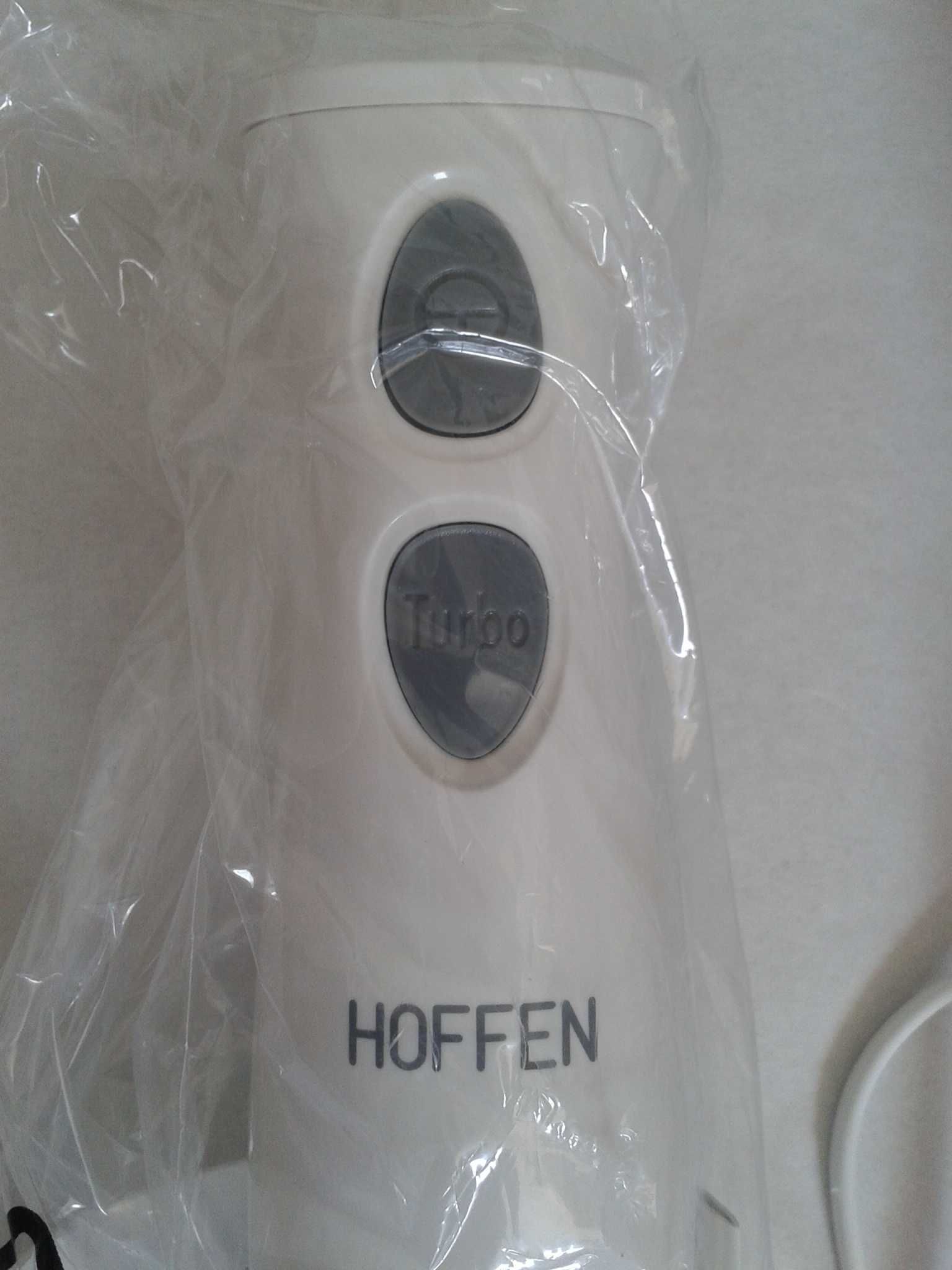 HOFFEN Blender ręczny 200W TURBO biały / szary z uchwytem, w pudełku