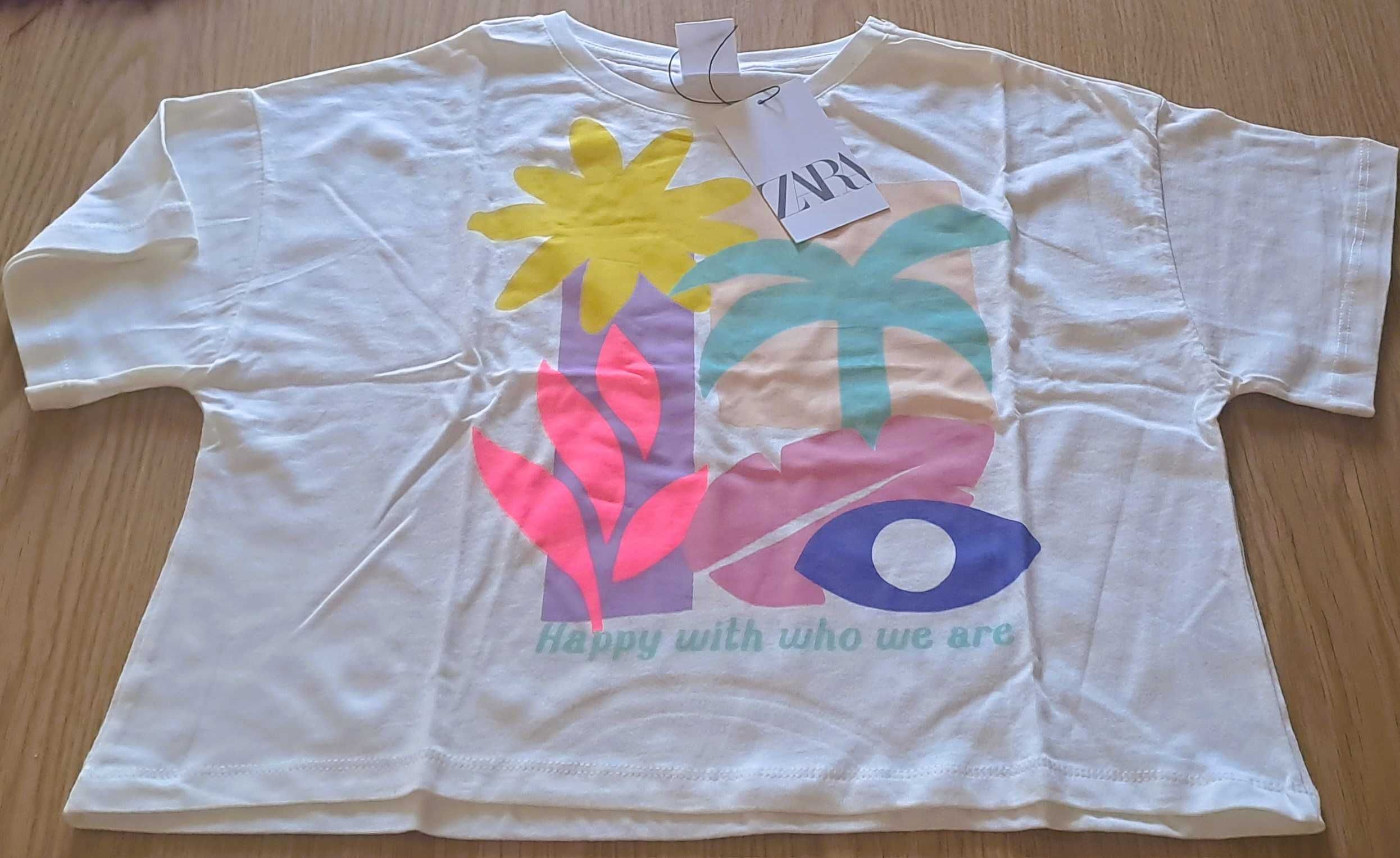 T-Shirt Zara (Novo): Tam 9-10 Anos