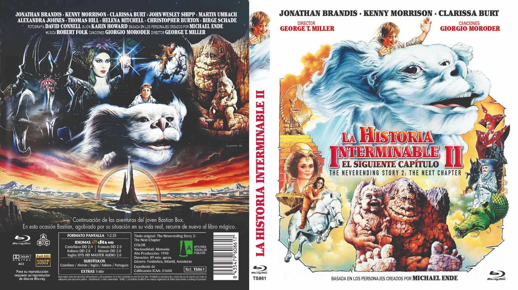 La Historia Interminable II, El Siguiente Capítulo (Blu-Ray)-Importado