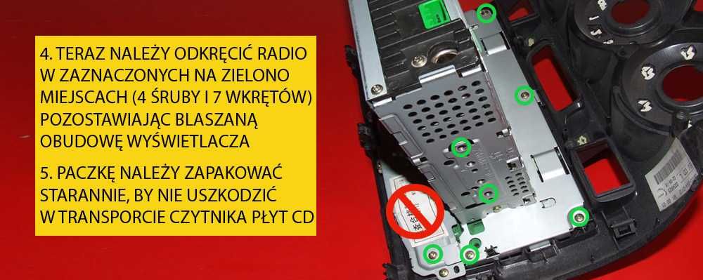 Radio Honda Jazz City NAPRAWA RADIA brak dźwięku nie wyszukuje stacji