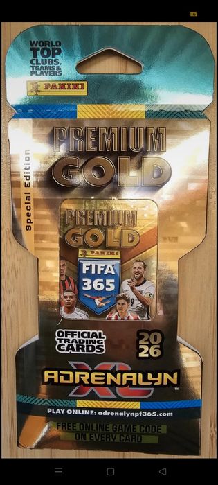 FIFA 365  panini 2026 premium gold booster