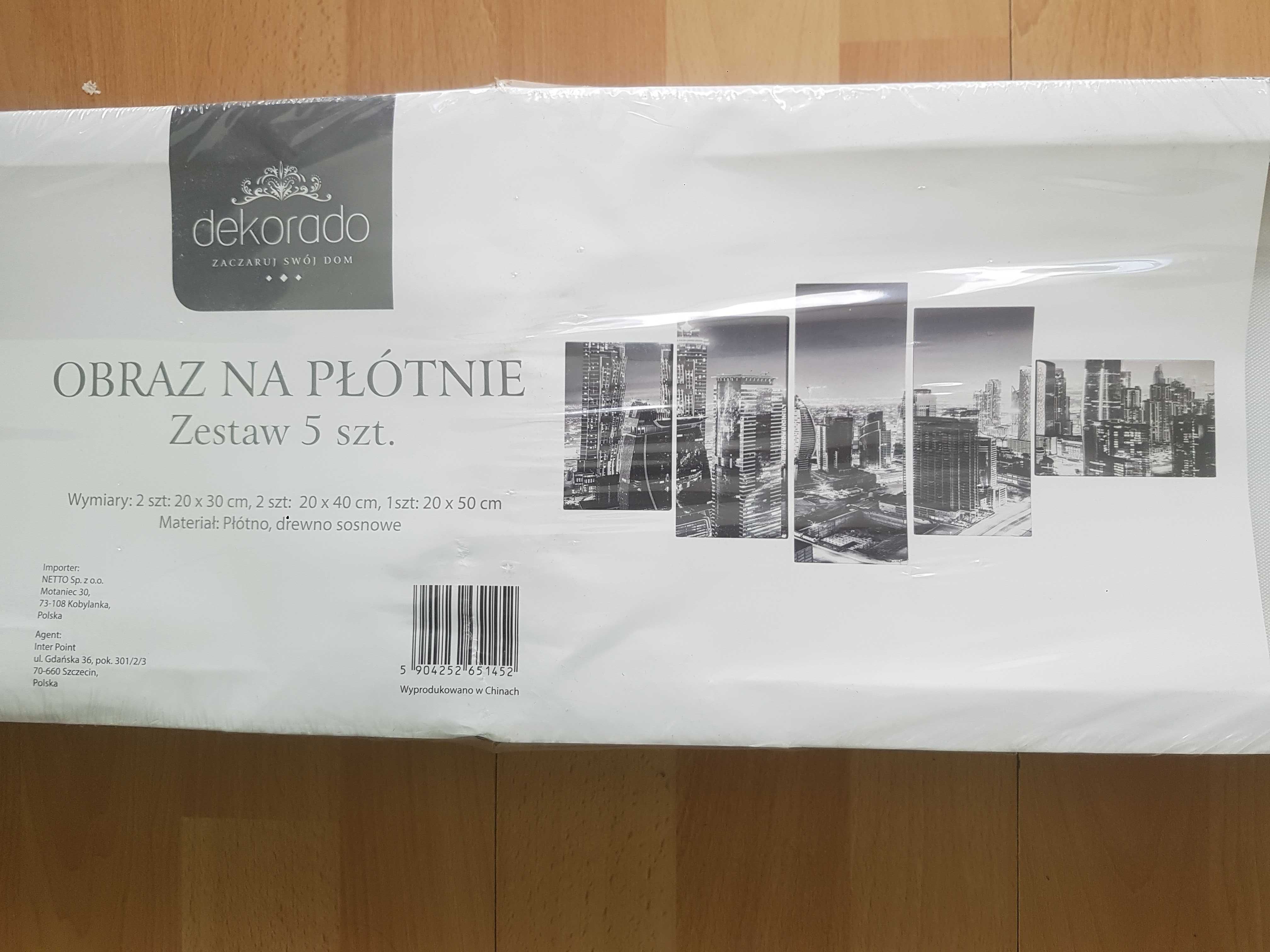 tryptyk obraz na płótnie 5 elementów New York city