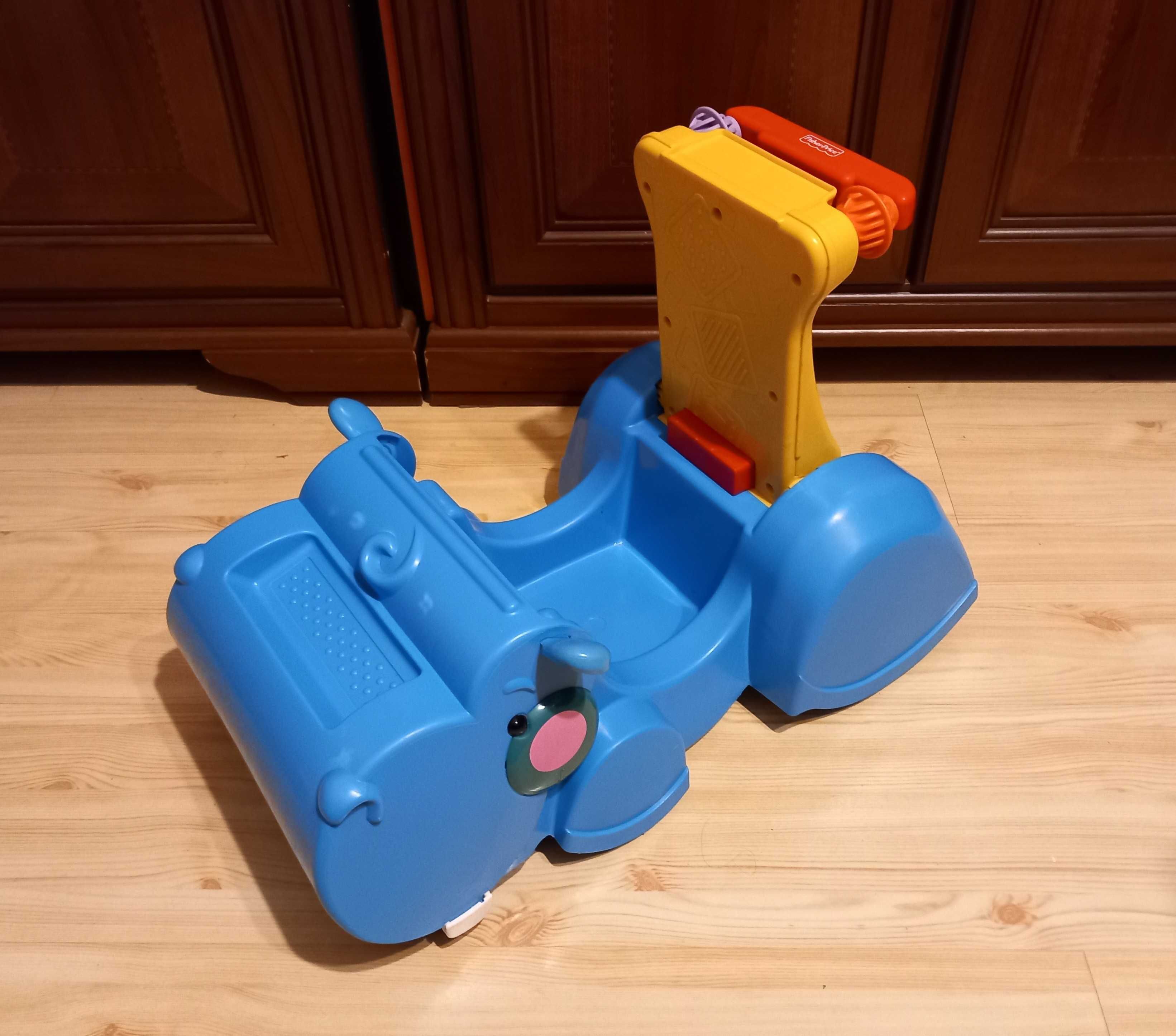 Jeździk chodzik pchacz hipopotam Fisher Price 12+