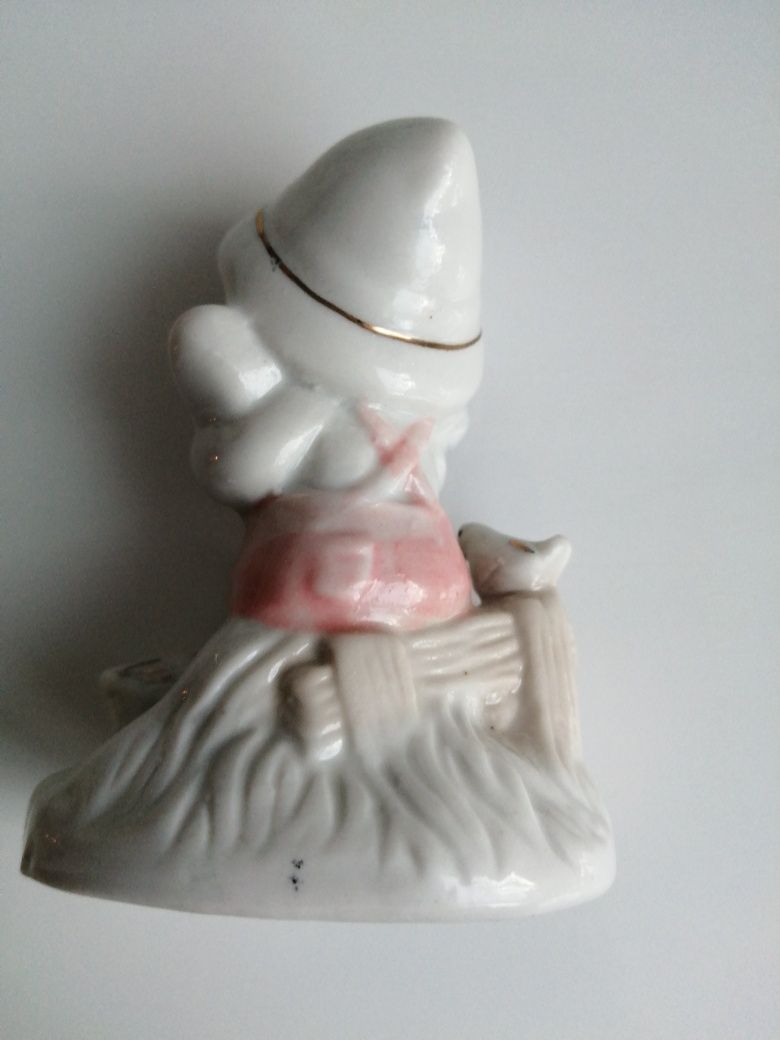 Pasterka gęsiarka figurka porcelana PRL