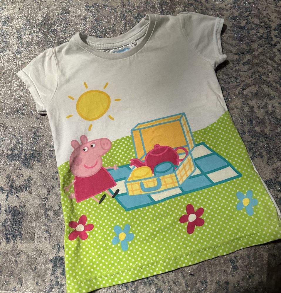 Koszulka t-shirt z krótkim rękawem Peppa Pig Świnka Peppa roz.98