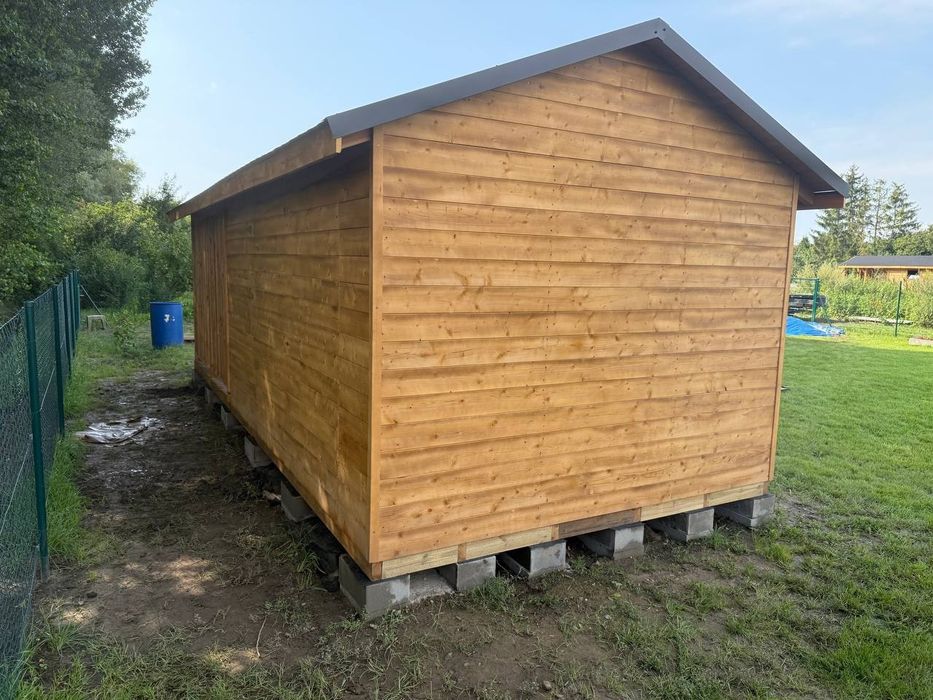 Domek letniskowy, narzędziowy drewniany 7×3 m Montaż w cenie