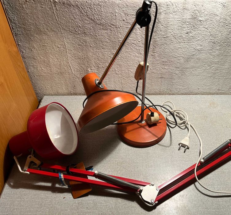 Stara Lampka stołowa loft prl
