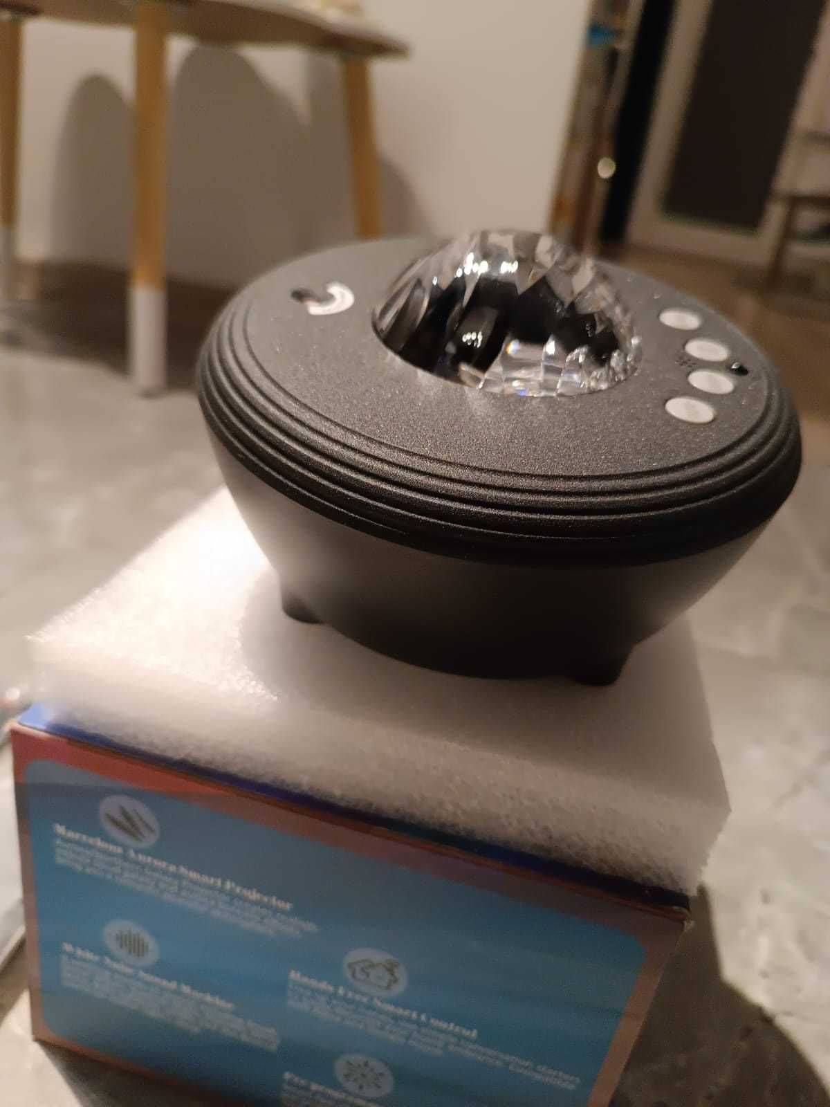 NOWA Lampka Nocna Projektor Gwiazd sufitowy Efekt Aurora LED Mocny