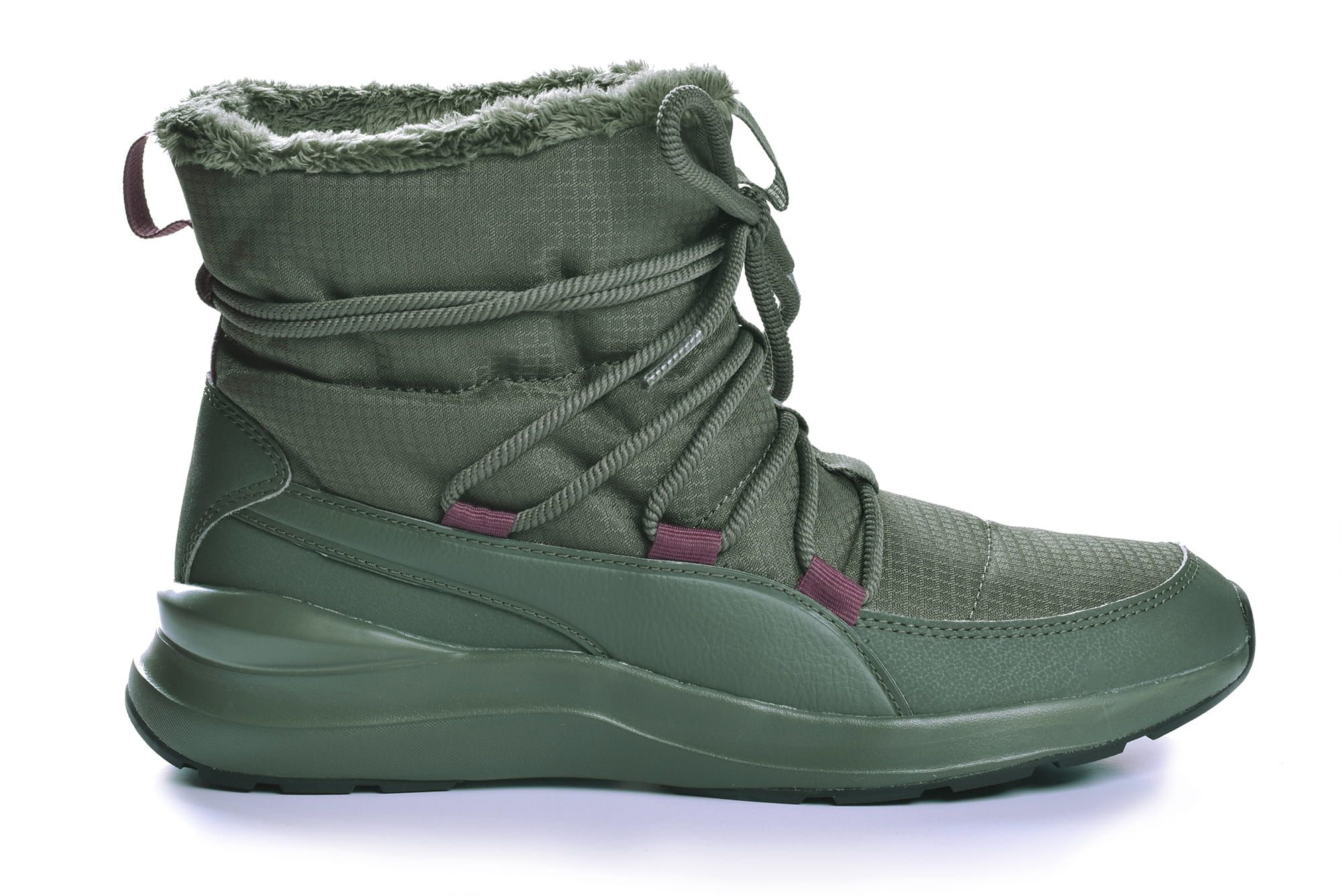 Buty Puma Adela Winter Boot  Śniegowce khaki - 38,5 WYSYŁKA 24H