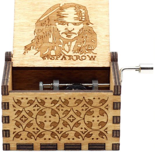 Музыкальная шкатулка Пираты Карибского моря music box Davy Jones