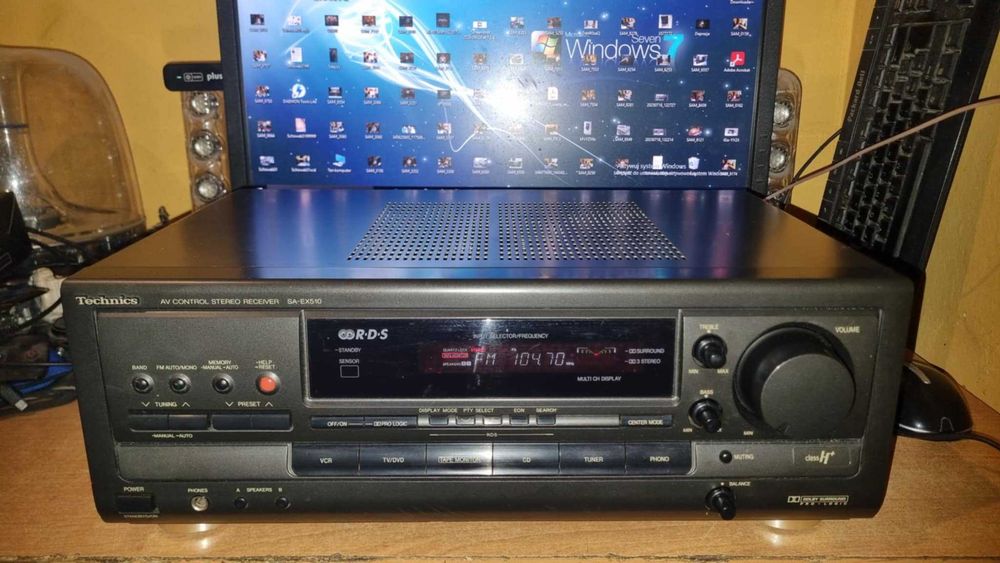 Amplituner TECHNICS SA-EX510 stereo 2 pary kolumn i 5.1