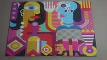 obraz Abstrakcja Kubizm jak picasso 120x80