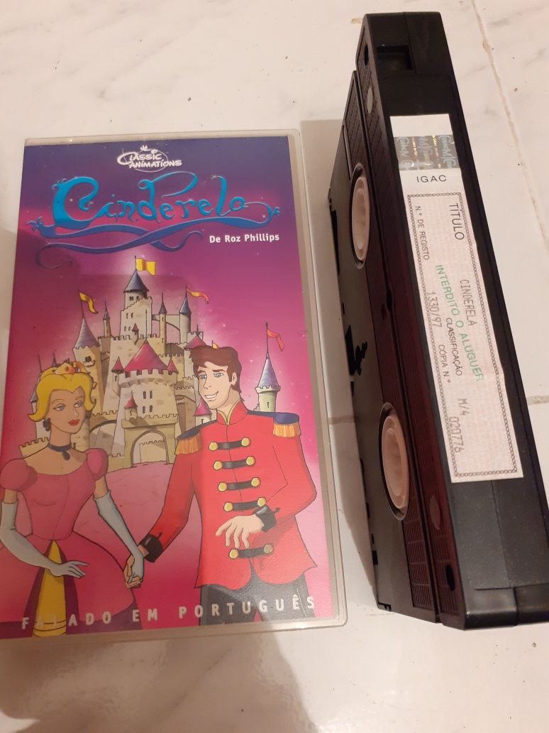 CINDIRELA - cassete VHS filme Infantil - original*