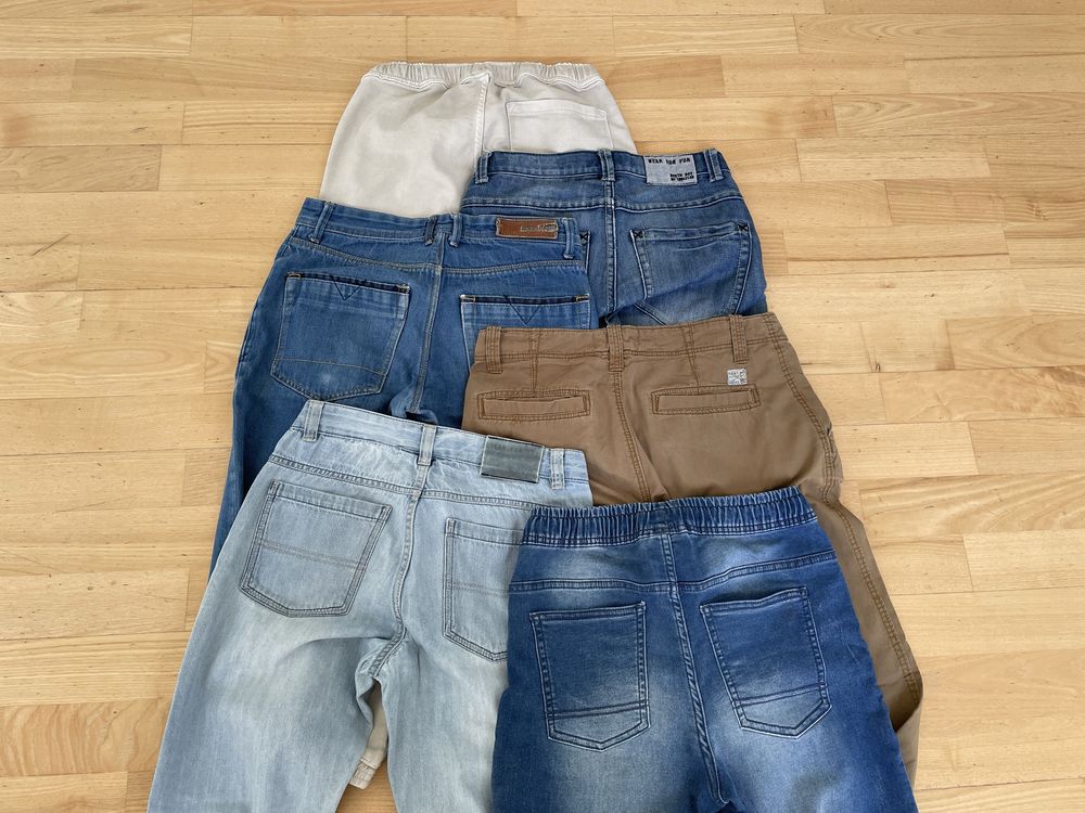6 par spodni, rozmiar 158-164 cm