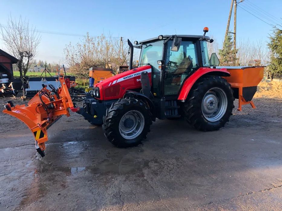 Massey Ferguson  Traktor Komunalny Zamiatarka Broddway pług do śniegu piaskarka solarka