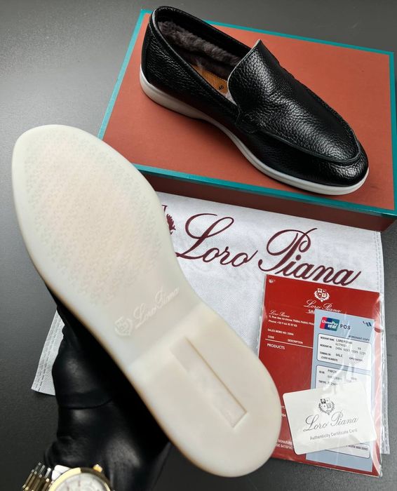 Чоловічі зимові лофери  Loro Piana