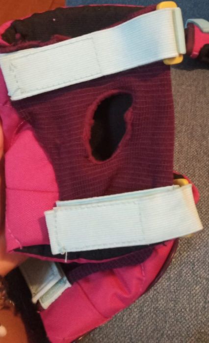 Proteções para patins ou bicicleta