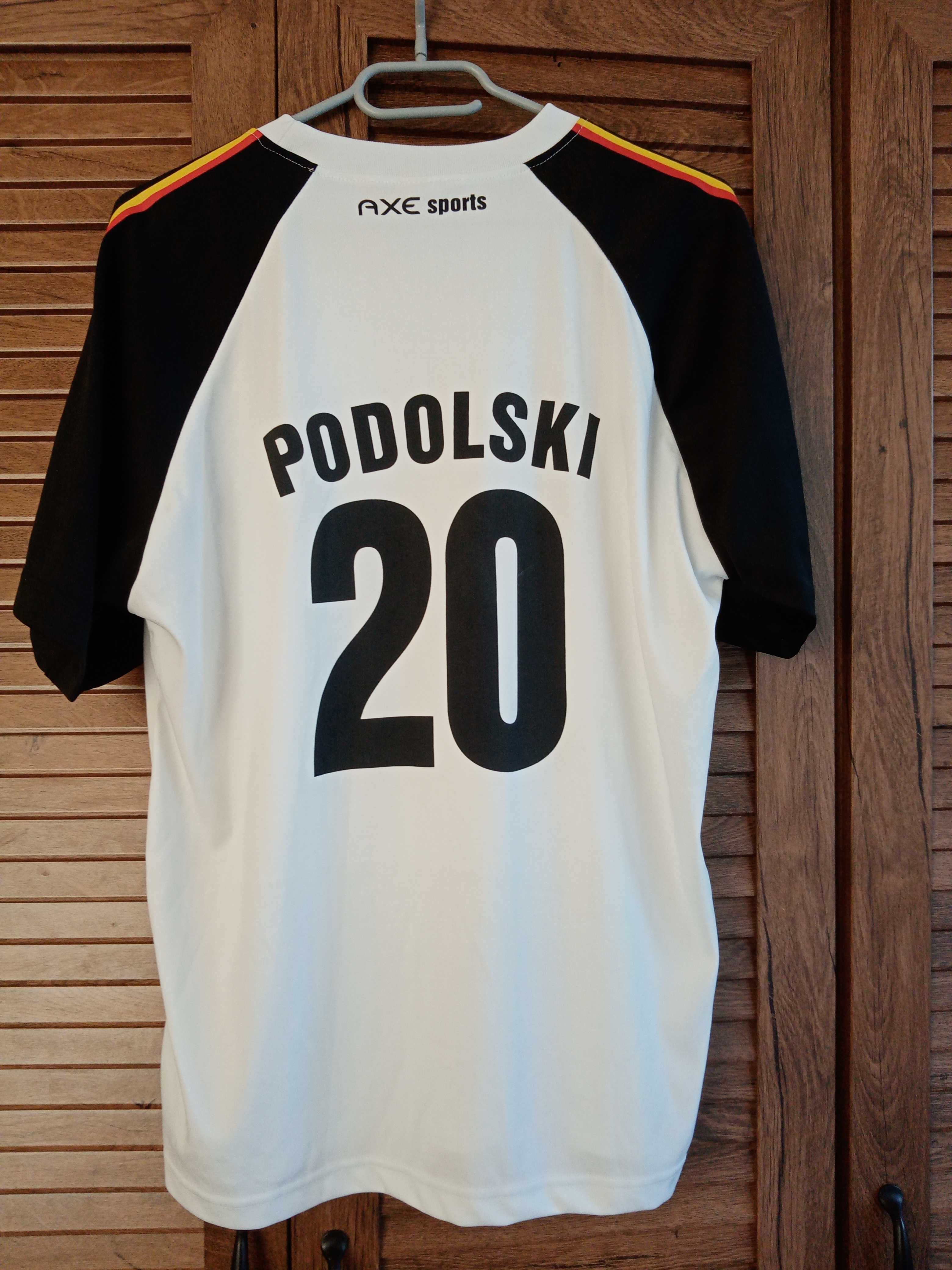 Koszulka sportowa AXE, Podolski, r. M/L, stan bdb