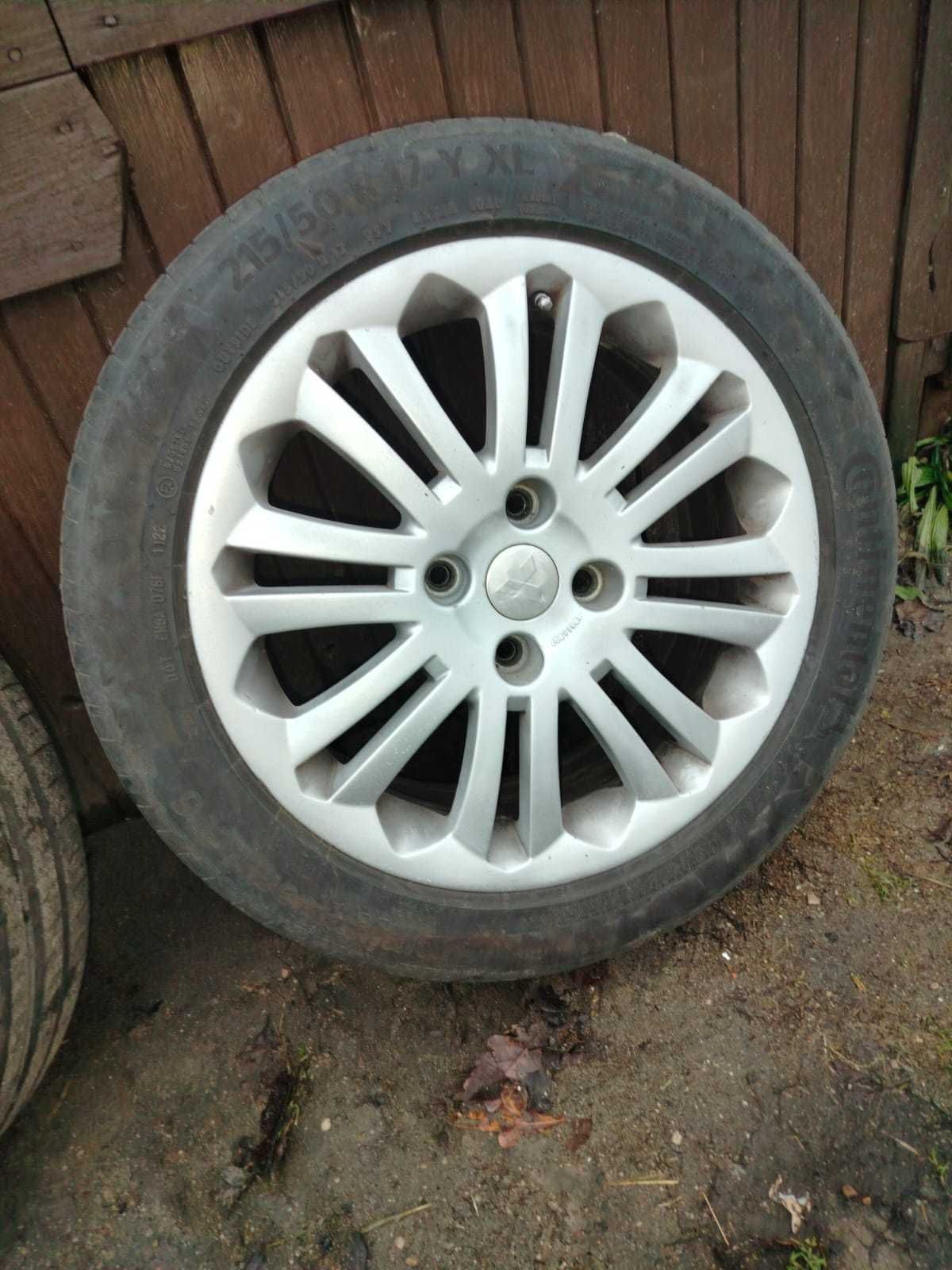 Sprzedam opony z felgami 215/50/17
